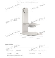 Soporte para Proyector Xiaomi Redmi con Interfaz de Tornillo de 1/4" y Rotación de 360° °   Soporte Ajustable para Proyector Redmi Pro/2/2 Pro/3 Lite