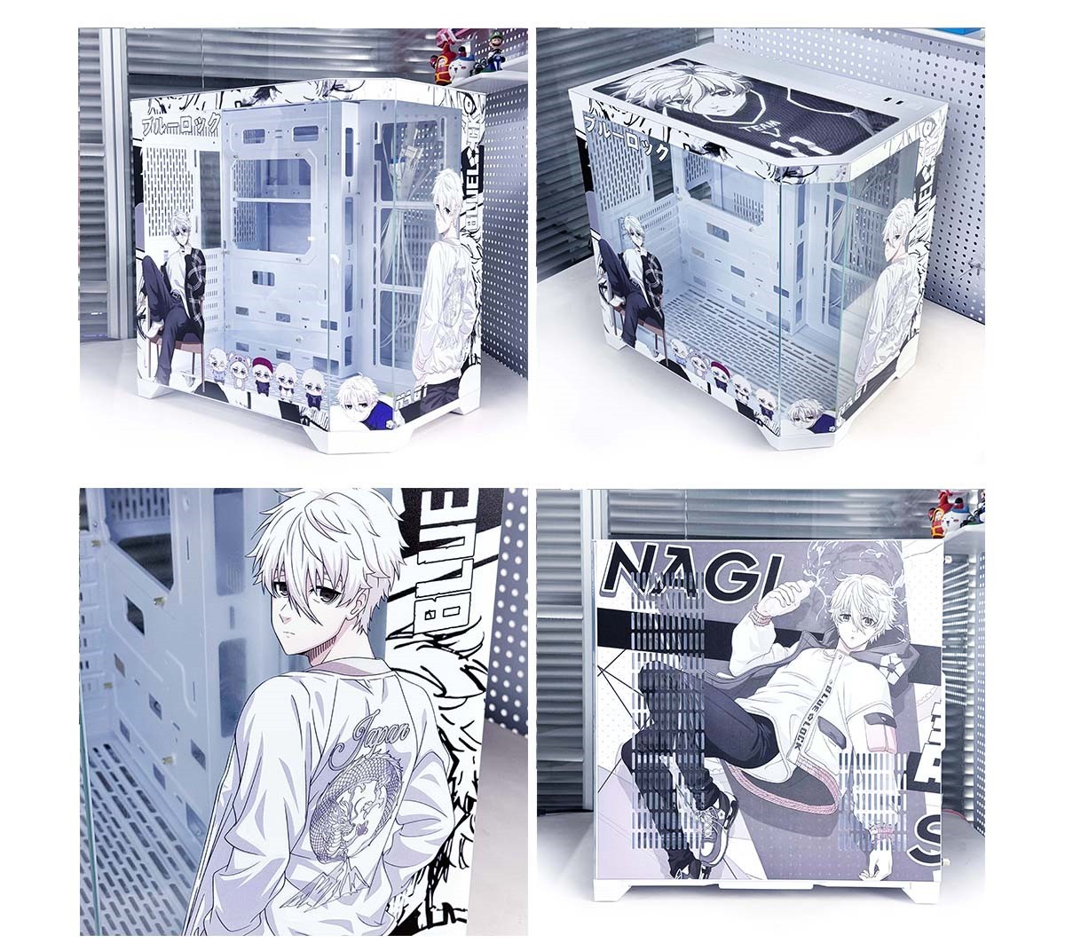 Customized Cartoon Animation Three-Sided Cartoon Sea View Room Computer ...