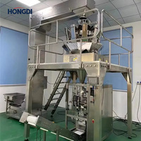 Machine de pesage et d'emballage entièrement automatique pour les chips de pommes de terre, les chips de maïs et les noix