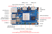 Orange Pi 5 Ultra, ordinateur monocarte, Rockchip RK3588, processeur octa-core, mémoire LPDDR5, carte de développement embarquée