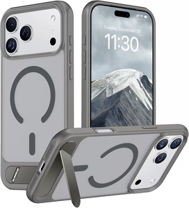 เคสโทรศัพท์ซิลิโคนใสแบบมีขาตั้งสำหรับ iPhone 17 16 15, เคสสำหรับ iPhone 18 Pro พร้อมขาตั้งในตัว - Product Image 2