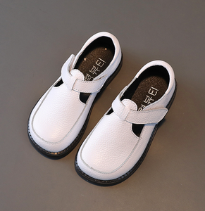 Chaussures scolaires noires à bride en T pour filles et garçons, petit MOQ, en stock - Product Image 3