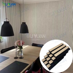 Tấm âm thanh trong nhà tấm hấp thụ âm thanh <span class=keywords><strong>MDF</strong></span> tấm âm thanh gỗ tấm trần gỗ 3D tấm gỗ triamine Veneer Bảng âm thanh - Product Image 1