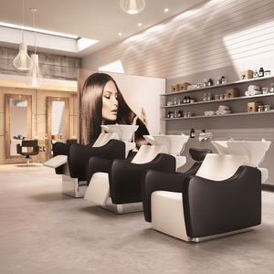 Sillón de Lavado de Cabello Profesional y Moderno para Salón de Belleza con Champú, para Uso en Centros Comerciales y Hoteles - Product Image 3