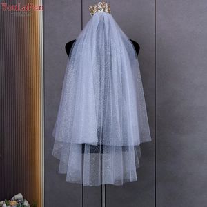 YouLaPan V90 <span class=keywords><strong>voile</strong></span> de <span class=keywords><strong>mariée</strong></span> étincelant Champagne blanc <span class=keywords><strong>paillettes</strong></span> Double couche fard à joues <span class=keywords><strong>voile</strong></span> Starlight gaze longue cathédrale <span class=keywords><strong>voile</strong></span> de mariage - Product Image 4