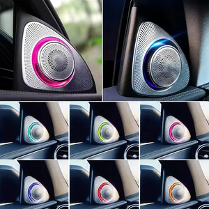 Luce Ambientale Autowellus 3/64 Colori per <span class=keywords><strong>Mercedes</strong></span>-Benz Classe C/<span class=keywords><strong>GLC</strong></span> <span class=keywords><strong>Coupé</strong></span> W205 C43 C63 X253, LED per Bocchette e Altoparlanti 12V 10W OE 51169323676 - Product Image 3