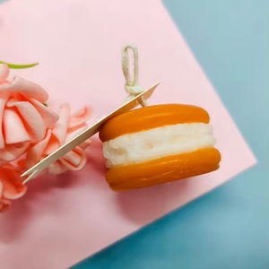 Velas Aromáticas de Macarons Hechas a Mano para Navidad, Regalo de Cumpleaños, Velas de Cera de Soja con Etiqueta Privada Personalizada - Product Image 5