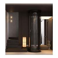 Petite cabine d'ascenseur résidentiel chinois sans engrenages ni moteur, pour appartement, maison, 2-4 passagers