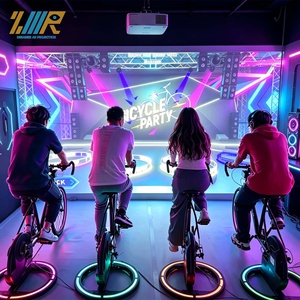 Juego de Ciclismo Interactivo con Proyección Virtual, Bicicleta Virtual con Seguimiento de Movimiento, Centro de Fitness, Centro de Entretenimiento Familiar, <span class=keywords><strong>FEC</strong></span> OEM - Product Image 1
