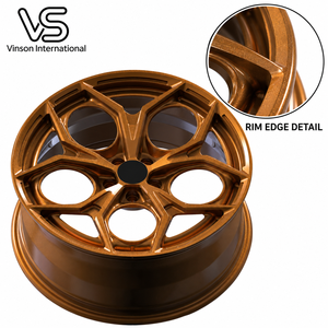 ล้ออัลลอยด์ฟอร์จสองชิ้นขนาด 18 นิ้ว สีน้ำตาล แบบกำหนดเอง ขายส่ง - Product Image 4