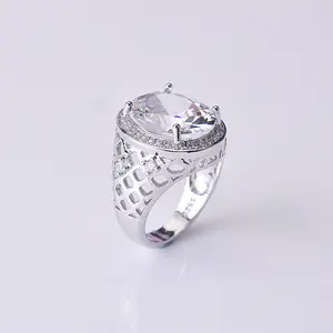 Diamant schmuck Sterling Silber Ring für Frauen Anillos Bizuteria Pure Round 2 Karat CLASSIC Edelstein ringe versilbert