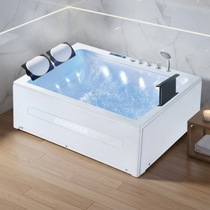 <span class=keywords><strong>Baignoire</strong></span> de massage à remous en acrylique avec jupe latérale trois côtés, pour une ou deux personnes, piscine de bain <span class=keywords><strong>SPA</strong></span> - Product Image 3