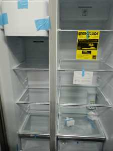 Réfrigérateur-congélateur côte à côte noir en acier inoxydable 436L 220V/50Hz, sans givre, économe en énergie, le plus vendu pour usage domestique - Product Image 6