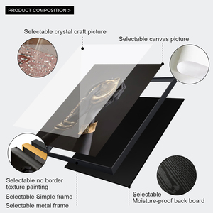 맞춤형 홈 호텔 객실 장식 블랙 여성 아트 프레임 벽 예술 아프리카 여성 아트 HD 프린트 그림 벽화 - Product Image 4