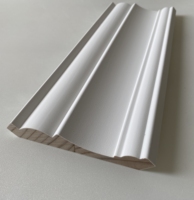 Moulure murale décorative blanche apprêtée pour la décoration intérieure