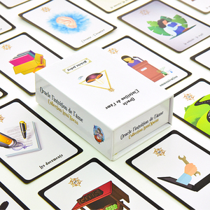 Jeu de tarot imprimé Oracle avec bords dorés Fabricant d'instructions Jeux de cartes à jouer Poker Cartes oracle <span class=keywords><strong>Espagnol</strong></span> - Product Image 1