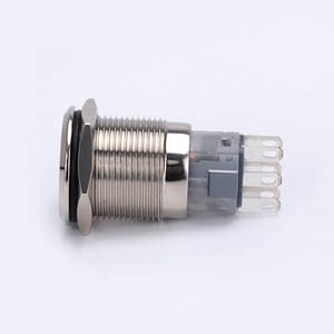 Interrupteur de verrouillage 2 positions à verrouillage en laiton nickelé 3 broches IP65 électrique métal 19mm interrupteur à clé dans les magasins de détail - Product Image 3