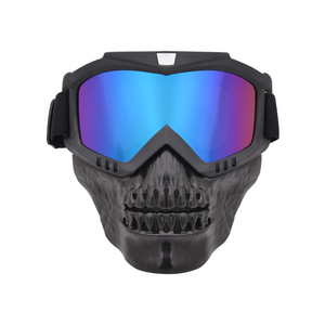 Masque de protection pour le visage Anroer avec lentille anti-rayures, anti-poussière, pour la conduite de moto, adulte 836 # - Product Image 3