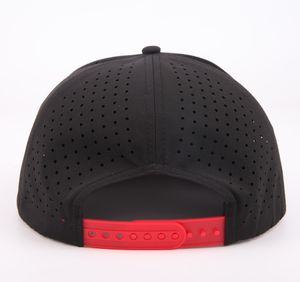 Gorra de Béisbol de 5 Paneles Personalizada de Alta Calidad, Impermeable, de Dos Tonos, Gorra de Golf con Cuerda, Gorra Trucker Perforada con Logotipo de Parche Tejido Personalizado - Product Image 3