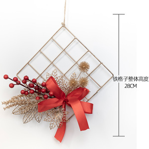 Decoración de Pared con Flores Artificiales, Fruta de la Fortuna Roja de Plástico, Decoración para el Hogar y Bodas CF01054 - Product Image 4