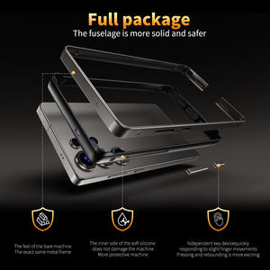 Funda de parachoques para <span class=keywords><strong>Samsung</strong></span> S25 Ultra 24 Plus, funda de marco de teléfono de silicona de Metal de aluminio de lujo para <span class=keywords><strong>Samsung</strong></span> S25 Plus S24 Ultra - Product Image 3