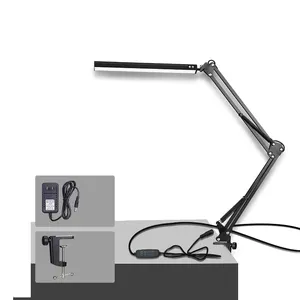 Lampe de table design pliable lampes à LED sans gradateur en alliage d'aluminium Clip-On travail dessin animé enfants bureau étude cuillère lumière