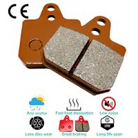 Accessoires de kart Pièces de karting de performance Jeu de plaquettes de frein en céramique fritté pour Go Karts Birel Étriers de frein RR 125x4-H16 125x2