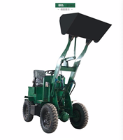 Mini-chargeur frontal compact pour tracteur agricole, avec pelle arrière, à vendre au Royaume-Uni, en France et en Allemagne, 4 roues motrices, moteur Briggs & Stratton