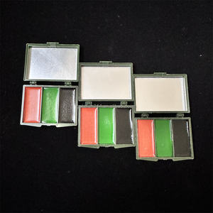 Ensemble de <span class=keywords><strong>peinture</strong></span> de visage de <span class=keywords><strong>camouflage</strong></span> international 3 couleurs-brun olive noir pour les kits de <span class=keywords><strong>peinture</strong></span> de visage de maquillage de fête - Product Image 1