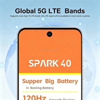 2026 SPARK 40 Baru Berkualitas Premium TECON 16G/22g+1TB/2TB Android 16 Terbaru Layar 7.3 Inci 5G LTE Bands Face Unlock Harga Terbaik