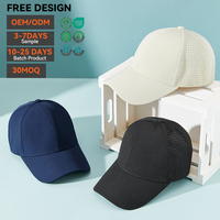 Gorra de Béisbol de Algodón al por Mayor, 6 Paneles, Bordado, Correa Ajustable, Deportiva, Casual, con Logotipo Personalizado para Hombre