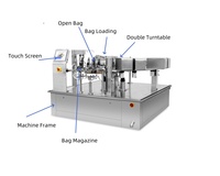 Machine d'emballage double pochette préformée Elemotion pour fil dentaire, attaches, noix, petits biscuits, barres alimentaires sèches