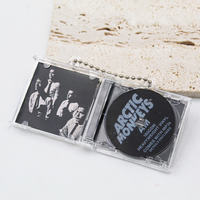 Vente en gros de boîte porte-clés pour CD porte-clés pour mini lecteur CD porte-clés en acrylique Smart NFC vierge pour cadeaux
