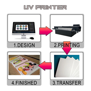 Imprimante jet d'encre à plat UV automatique XP600 Flex pour usage industriel et commercial, impression sur autocollants acryliques, verre, bois, métal, pierre - Product Image 5