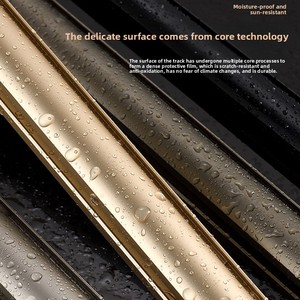 Tringles à rideaux électriques doubles réglables Wingo modernes de haute qualité pour fenêtres, en alliage d'aluminium durable et écologique, rondes de 3 m - Product Image 4