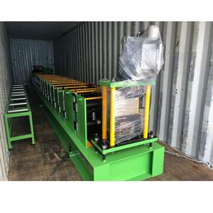 PPGI Couleur Enduit Galvanisé Métal Acier Demi Carré Attrape-Eau De Pluie Toiture Soffite Facia Gouttière Rouleau Formant La Machine - Product Image 6