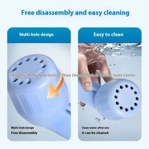 Tranquility Anning Lung Flute Qingfei White Plastic Eco-friendly <b>Bath</b> Towel Outdoor Sports Entertainment Instrument Vibration - Product Image 2