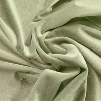 Tissu en velours vert pistache écologique 100% polyester, moderne, respirant, séchage rapide, pour coussins de canapé, rideaux