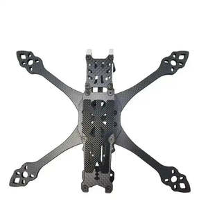 RC Mark5 5 5-Inch Sợi Carbon FPV Khung Mini Analog Máy Bay Không Người Lái 1200TVL Độ Phân Giải 9G 8G Drone Trường Hợp 225Mm Chiều dài Cơ Sở 5Mm Cánh Tay Mini - Product Image 2