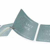 Étiquettes de parfum de luxe en papier gaufré estampé à chaud, adhésives, pour emballage de parfum, sur mesure