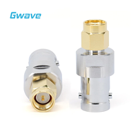 Adaptateur RF en acier inoxydable à onde millimétrique haute fréquence BNC vers SMA pour DC-4GHz