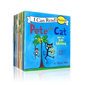 Set de 12 Libros de Aprendizaje <span class=keywords><strong>para</strong></span> Niños, Libros de Lectura Fonética, Historias, Vocabulario, Gramática, Educativos, Libros de Peter el Gato <span class=keywords><strong>para</strong></span> Niños - Product Image 1