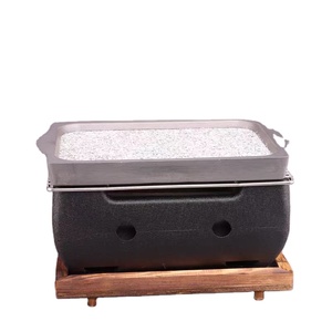Pietra per Grigliare a Caldo da Tavolo, Set Fornello Hibachi Stile Giapponese-Coreano, Pietra da Cucina per BBQ - Product Image 5