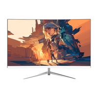 Monitor de juego Pantalla de Vidrio Curvo sin marco UHD 24 pulgadas 27 pulgadas 2K Monitor de PC para e-sport 144/165Hz