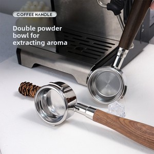 Portafiltro sin Fondo de 58 mm con 2 Orejas, Portafiltro Desnudo sin Fondo Compatible con Máquinas de Café <span class=keywords><strong>Welhome</strong></span> Serie 2 KD270/KD210S - Product Image 3