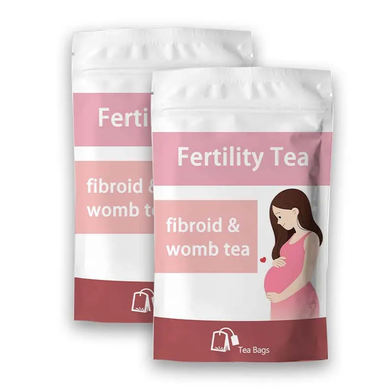 Marca personalizada de té de útero reproductivo para mujeres, cuidado de té de desintoxicación de útero saludable 5 paquetes/caja sin franqueo