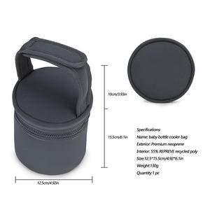 Bolsa de biberón aislada, extractor de leche térmico y portador de fórmula, organizador de pañales multiusos para viajes, enfermería y cosméticos - Product Image 5