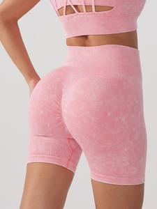 Leggings de Yoga de Cintura Alta con Cintura Elástica, Estiramiento en Cuatro Direcciones, Transpirables, de Secado Rápido, 3/4, con Estampado de Guingán, para Correr - Product Image 2