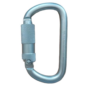 Carabiner Baja 30KN Bentuk D Ganda dengan Pengunci Otomatis, Bukaan 20mm, Jangkar Atap Permanen untuk Panjat Tebing, Pekerjaan Udara, dan Perlindungan Jatuh - Product Image 6