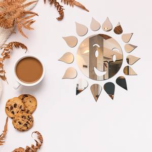 Акриловая самоклеящаяся матовая зеркальная наклейка для декора стен, украшение для дома, УФ-печать, индивидуальный размер, Sinmors - Product Image 4